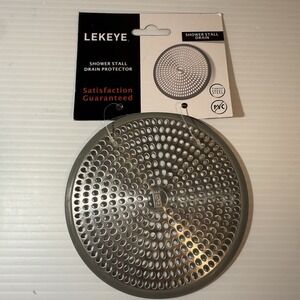 🔥New🔥 Genuine LEKEYE Shower Stall Drain Protector PVC Stainless Steel